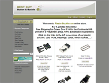 Tablet Screenshot of plastic-buckle.com